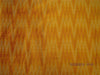 100% pure silk dupion ikat fabric orange x burnt color 44" wide