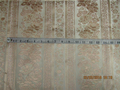 Brocade fabric Blush pink x cream Color 60&quot;