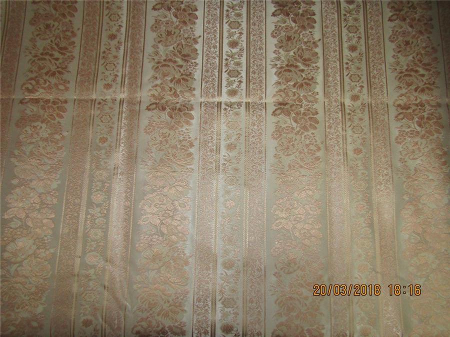 Brocade fabric Blush pink x cream Color 60&quot;
