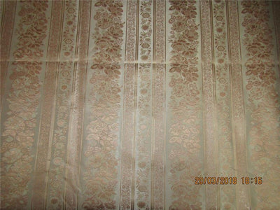 Brocade fabric Blush pink x cream Color 60&quot;