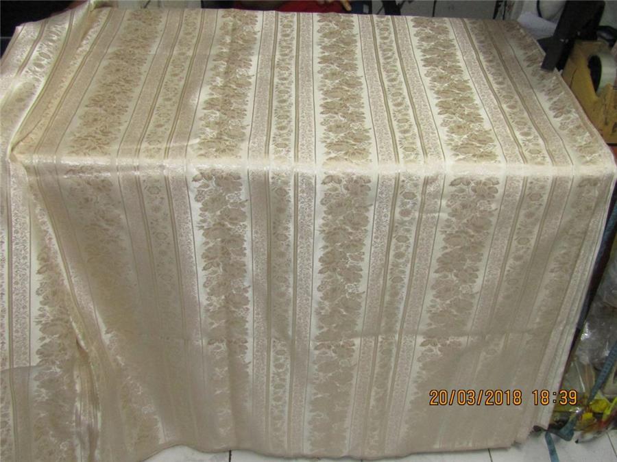 Brocade fabric champagne Color 60&quot;