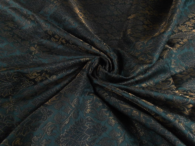 Spun viscose Brocade fabric -superb mughal pattern BRO303[4]