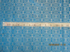 100% Pure Silk Brocade fabric Aqua blue x silver Color 44" wide BRO286[1]