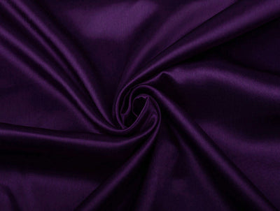 Dark Purple viscose modal satin weave fabric ~ 44&quot; wide.(98)