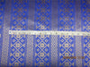 Reversible Brocade fabric royal blue x gold Color 60&quot;