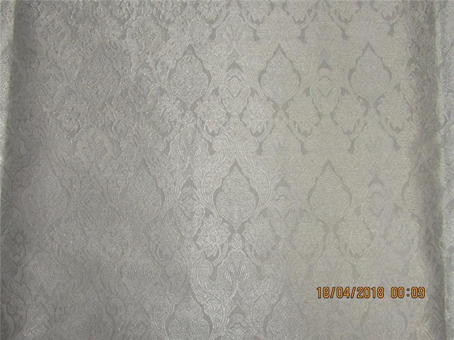 Brocade fabric silver Color 44&quot;