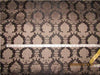 silk organza Jacquard fabric 44&quot; width brown color