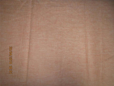 90 mm heavy linen suiting fabric peach color 58&quot;wide