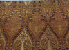 Silk brocade fabric golden brown x metallic gold 44" wide single length 2.70 yards BRO66[4]