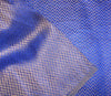 Reversible Brocade Fabric Royal blue x metallic gold Color 44&quot;