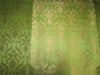 Brocade fabric Apple green x metallic gold 44&quot;BRO593[4]