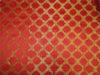 Brocade fabric red x metallic Gold Color  44&quot; wide BRO596[1]