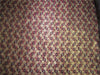 Brocade fabric Aubergine x metallic Gold Color 44&quot;BRO596[4]