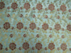 Brocade fabric Pastel green x metallic Gold 44&quot;BRO599[3]
