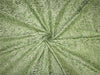 100% Silk Dupion Fabric Embroidery Pistachio green x green color 54" wide DUP# E55[2]