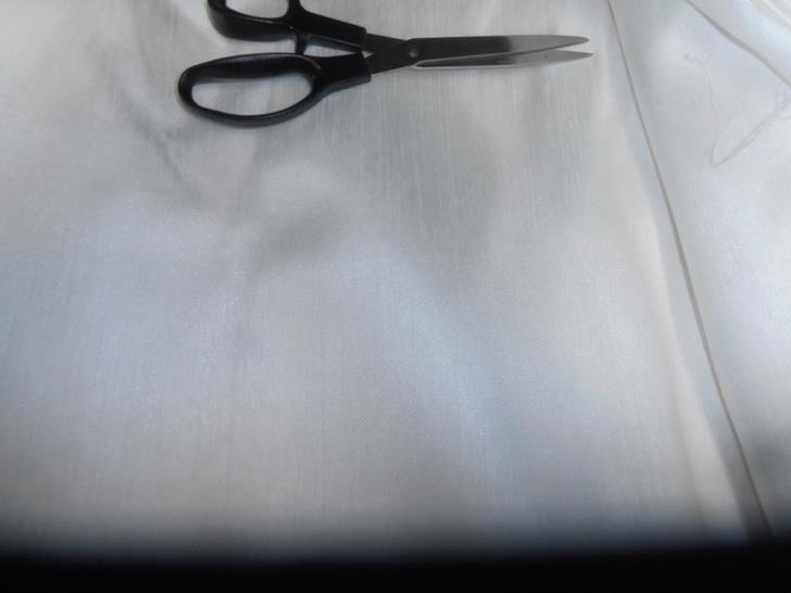 nylon tissue fabric 44&quot; wide-white