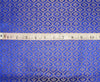 Reversible Brocade fabric Royal blue X gold color 44&quot;