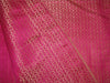 Reversible Brocade fabric Bright pink X gold color 44&quot;