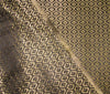 Reversible Brocade fabric Black X gold color 44&quot;