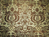 100% silk Dupion fabric gold x brown color print 54" wide DUPPR39[2]