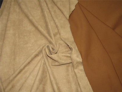 Light Brown Color Scuba Suede Knit fashion wear fabric ~ 59&quot; wide[8085]