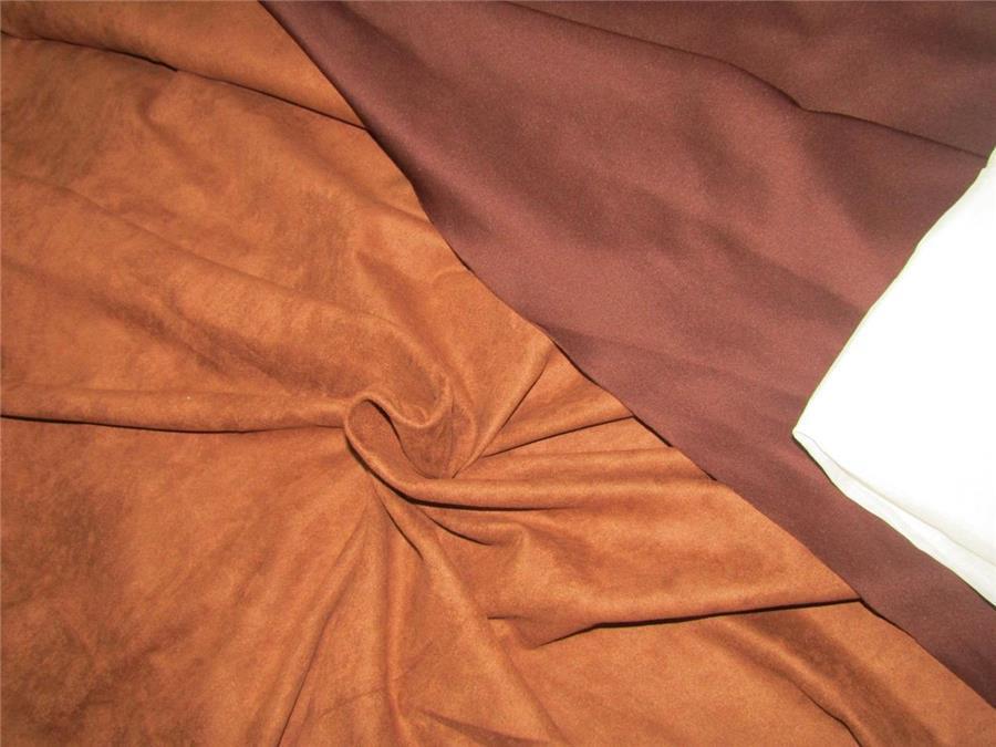 Tan Brown Color Scuba Suede Knit fashion wear fabric ~ 59&quot; wide[8657]