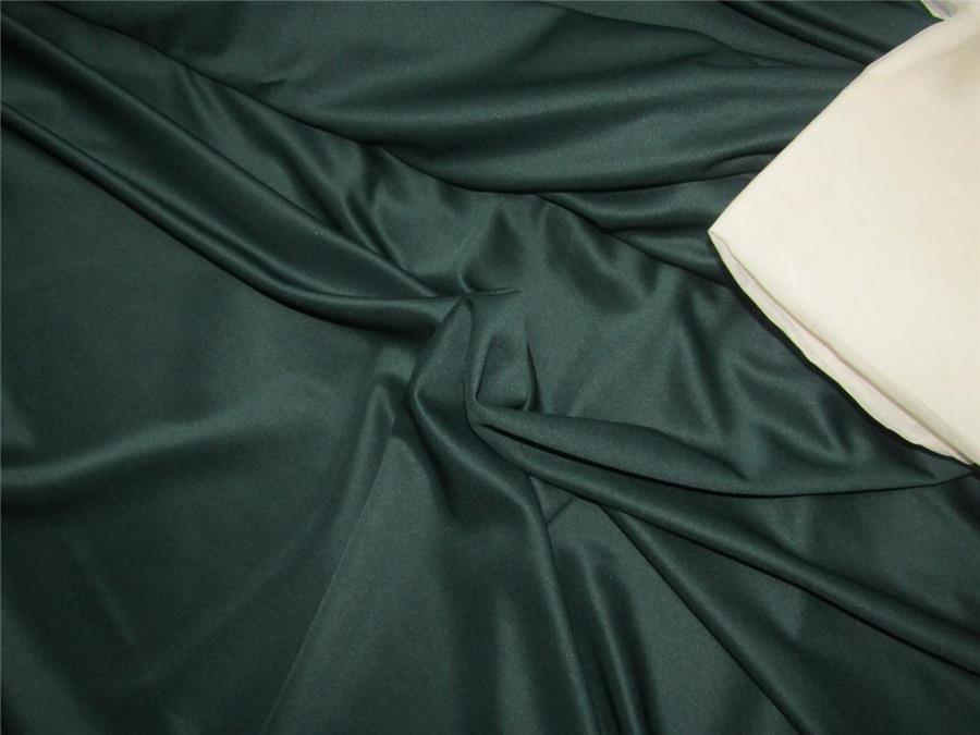 Bottle Green Color Scuba Crepe Stretch Jersey Knit Dress fabric ~ 58&quot; wide[8656]
