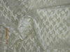 silk organza natural ivory Jacquard color 44&quot;width/4