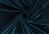 Dark Sea Blue viscose modal satin weave fabric ~ 44&quot; wide.(99)