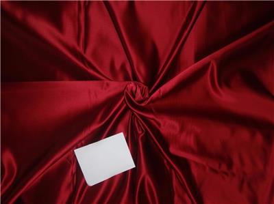 Mary Ann&quot; Plain Silk 44&quot; Fabric Red Color 50grams silk