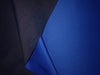 Reversable blue x black Scuba layer sandwich for fashion wear fabric 58" wide[12614]