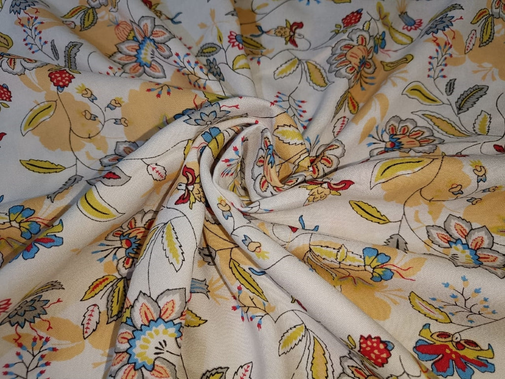 100% Rayon Digital Print fabric 58" wide available in two designs