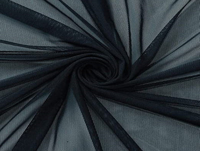 Black Net Fabric ~ 120&quot; wide