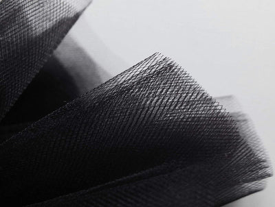 Black Net Fabric ~ 120&quot; wide