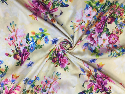 100% Rayon Digital Print fabric 58" wide