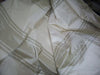 Dark champagne silk taffeta stripe~ 54&quot; wide - The Fabric Factory