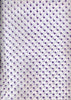 Cotton organdy printed ~dots{purple} 44 inches - The Fabric Factory