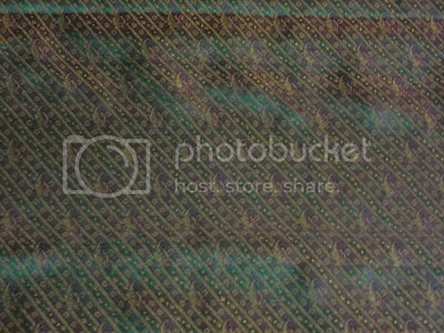 SILK BROCADE FABRIC Dark Red,Light Gold &amp; Green 44" wide BRO209[3]
