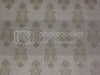 Spun Brocade Fabric Cream &amp; Metallic Gold color 44" wide BRO366[3]