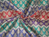 Heavy Silk Brocade Fabric Blue, Red, Purple x Metallic Gold Color 36" WIDE BRO519[1]