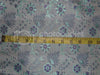 Silk Brocade Fabric Purple,Grey &amp; Sea Green color 44" wide BRO367[5]