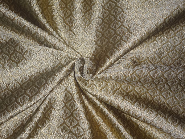 Brocade Fabric Gold x Gold Color 48" wide BRO524[1]