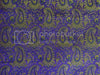 Silk Brocade fabric Purple,Green & Yellow Color 44" wide BRO224[6]