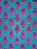 Silk Georgette Fabric with jacquard Blue &amp; Pink color 44&quot;