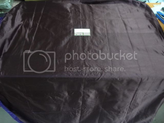 Purple x Aubergine Brown colour Silk Dutchess Satin fabric