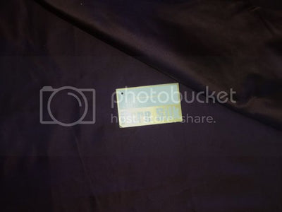 Purple x Aubergine Brown colour Silk Dutchess Satin fabric