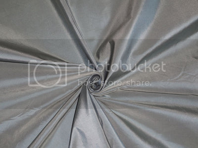 SILK TAFFETA FABRIC Dusty Cloudy Blue colour 54&quot; wide