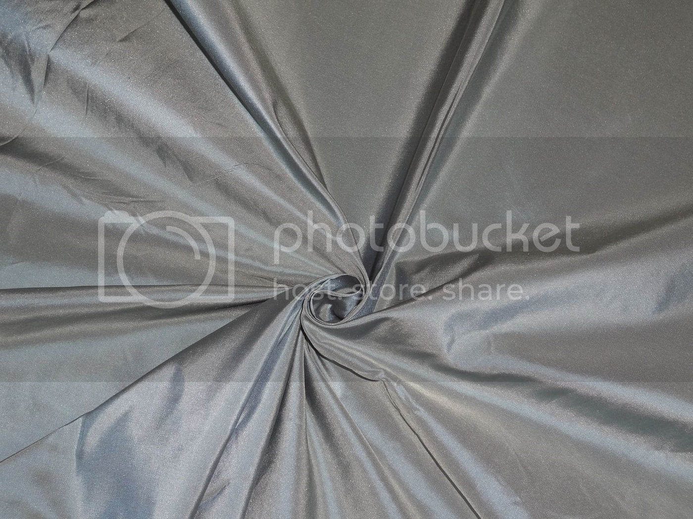 SILK TAFFETA FABRIC Dusty Cloudy Blue colour 54&quot; wide