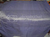 Iridiscent Lavender x Silver Color Silk DUPIONI Ribbed PLAIDS fabric