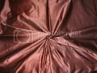 Light Rust colour Silk Dutchess Satin fabric
